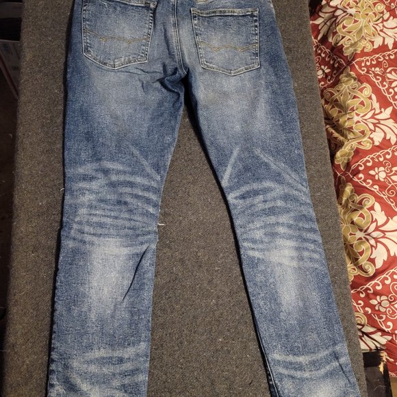 American Eagle Outfitters Slim fit Flex Destroyed-style Stretch Jeans 31 x 30 - Picture 4 of 8